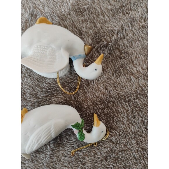 Homco Duck Goose 90s Country Ornament Home Decor Set Of Two - Picture 3 of 4